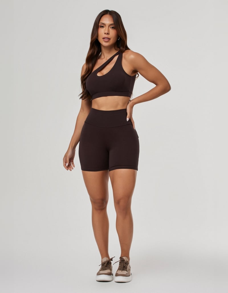 Origem Shorts with Pockets – Coffee Brown