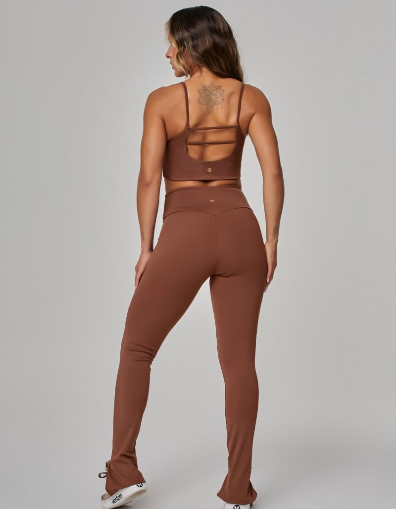 Luxe Light Support Top – Duo Coffee Brown